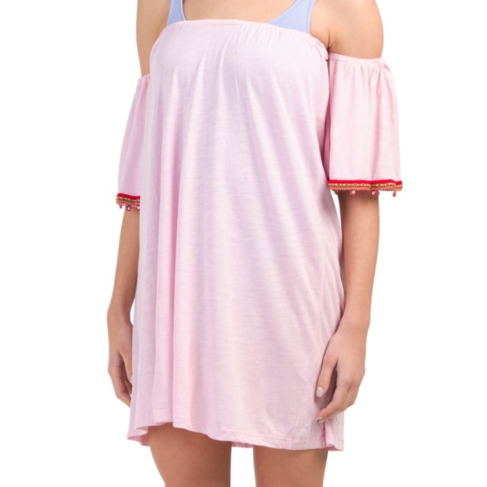 light pink off the shoulder dress - NWT!